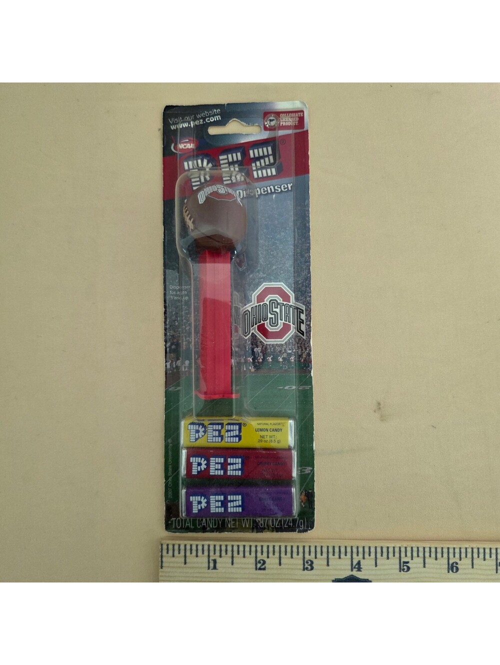 OSU The Ohio State University Pez candy dispenser